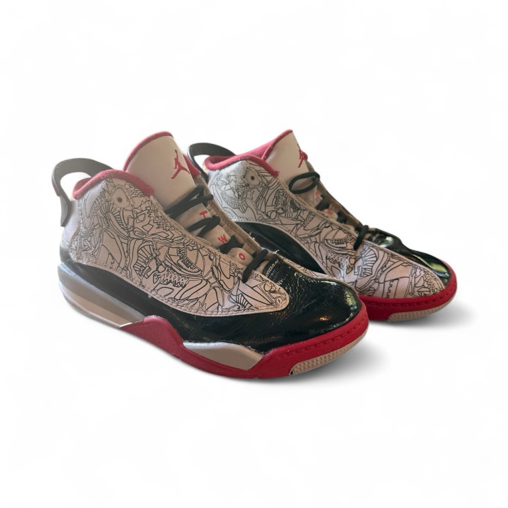 Nike Air Jordan Dub Zero GS - Varsity Red - Size 2Y Youth Sneakers